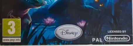 The Princess and the Frog, the PEGI square on its front