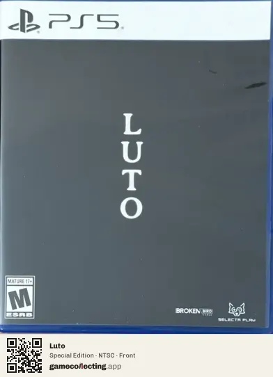 Luto PlayStation 5, NTSC box front