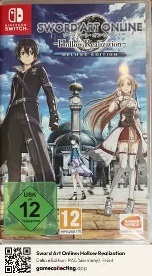 Sword Art Online: Hollow Realization Nintendo Switch, Germany box front