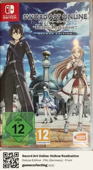 Sword Art Online: Hollow Realization Nintendo Switch, Germany box front