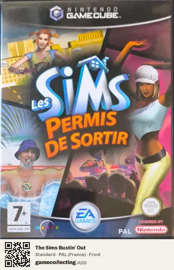 The Sims Bustin' Out Nintendo GameCube, France box front