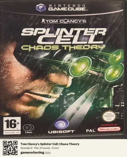 Tom Clancy's Splinter Cell: Chaos Theory Nintendo GameCube, France box front