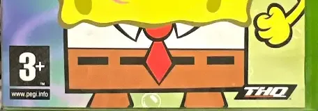 SpongeBob SquarePants: Battle for Bikini Bottom, the PEGI square on its front