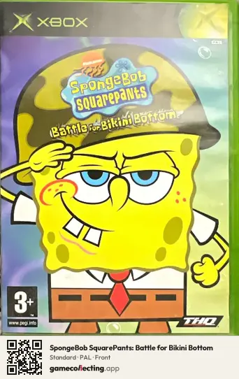 SpongeBob SquarePants: Battle for Bikini Bottom Xbox, PAL box front