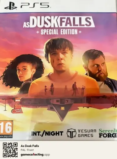 As Dusk Falls PlayStation 5, PAL box front