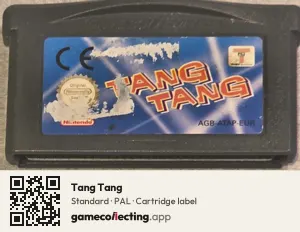 Tang Tang Game Boy Advance, PAL cartridge label
