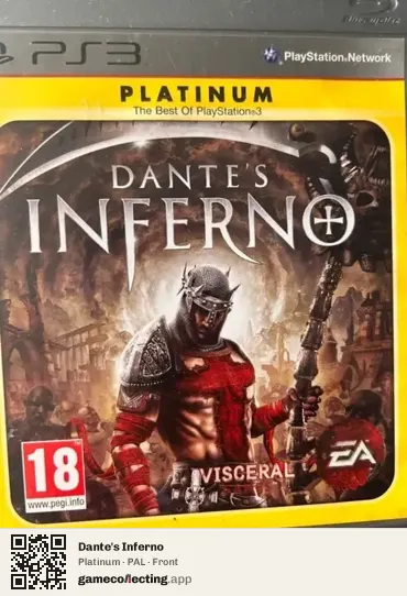Dante's Inferno PlayStation 3, PAL box front