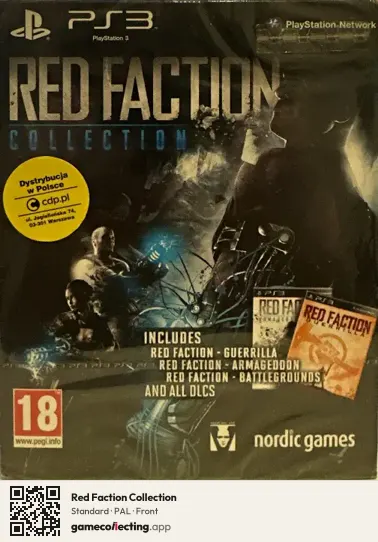 Red Faction Collection PlayStation 3, PAL box front
