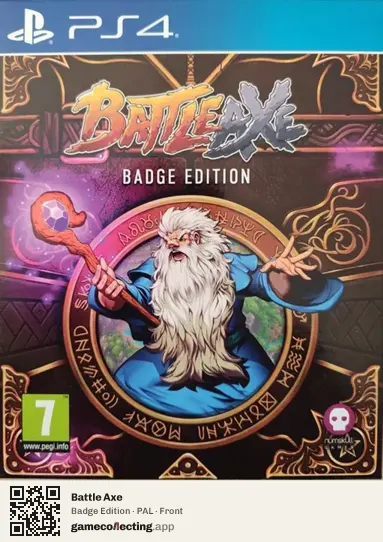 Battle Axe PlayStation 4, PAL box front