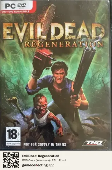 Evil Dead: Regeneration Computer, PAL box front