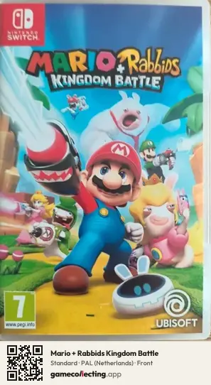Mario + Rabbids Kingdom Battle Nintendo Switch, Netherlands box front