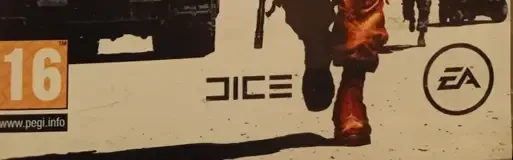 Battlefield: Bad Company 2, the USK square on its front