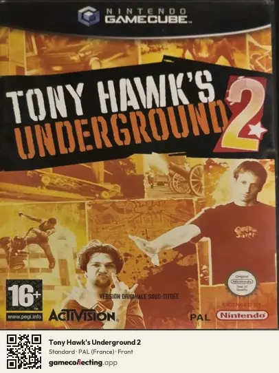 Tony Hawk's Underground 2 Nintendo GameCube, France box front