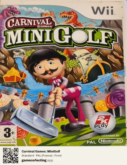Carnival Games: MiniGolf Nintendo Wii, France box front