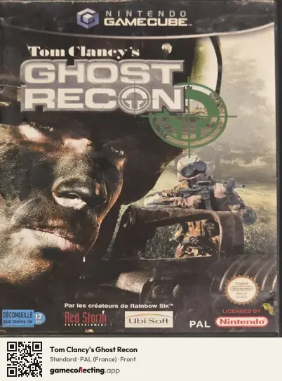 Tom Clancy's Ghost Recon Nintendo GameCube, France box front