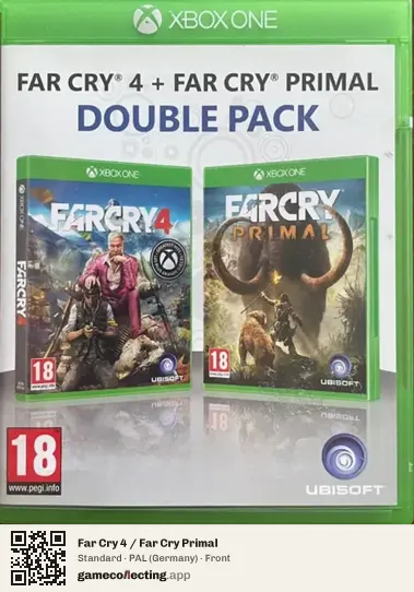 Far Cry 4 / Far Cry Primal Xbox One, Germany box front