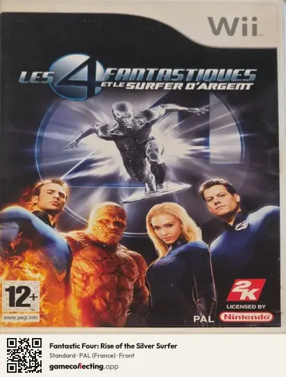 Fantastic Four: Rise of the Silver Surfer Nintendo Wii, France box front