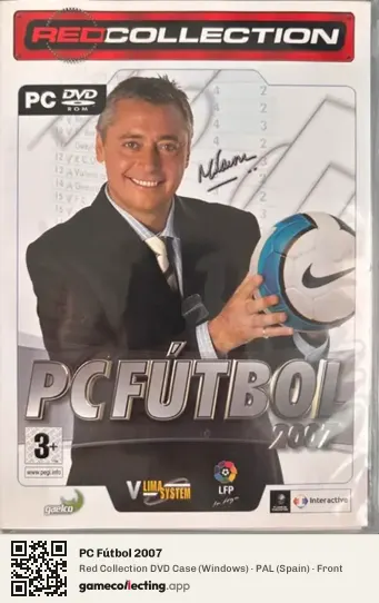 PC Fútbol 2007 Computer, Spain box front