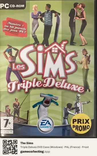 The Sims Computer, France box front