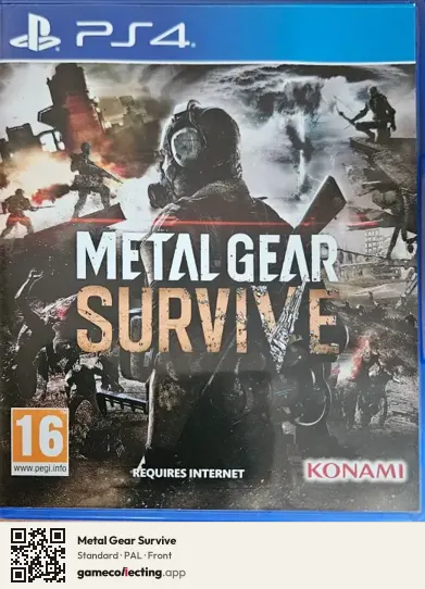 Metal Gear Survive PlayStation 4, PAL box front