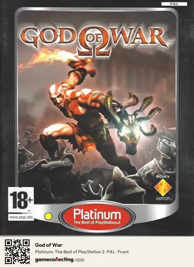 God of War PlayStation 2, PAL box front