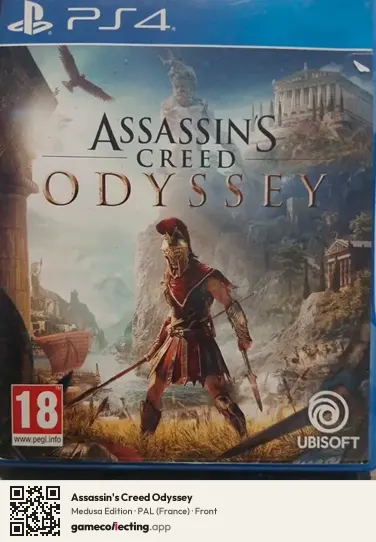 Assassin's Creed Odyssey PlayStation 4, France box front
