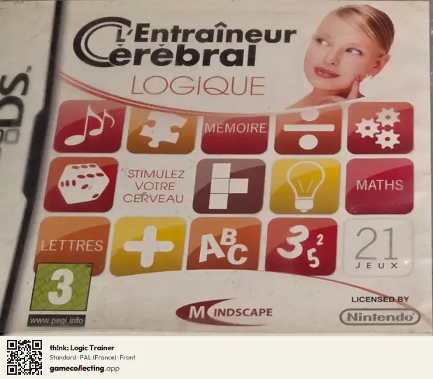 th!nk: Logic Trainer Nintendo DS, France box front
