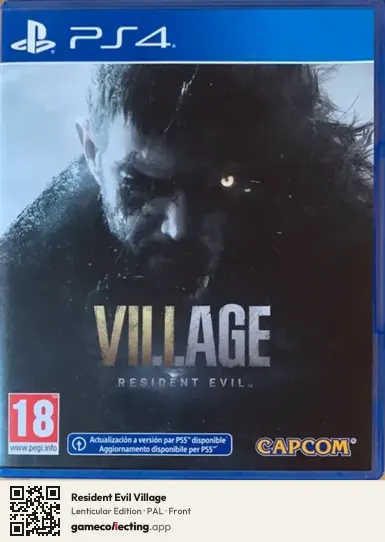 Resident Evil Village PlayStation 4, PAL box front