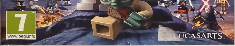 LEGO Star Wars III: The Clone Wars, the PEGI square on its front
