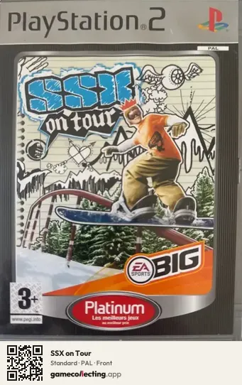 SSX on Tour PlayStation 2, PAL box front