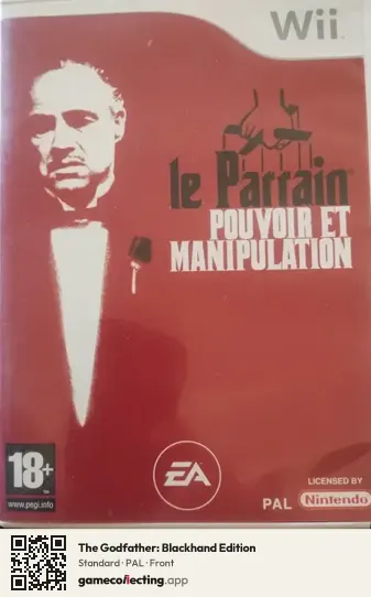The Godfather: Blackhand Edition Nintendo Wii, PAL box front