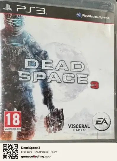 Dead Space 3 PlayStation 3, Poland box front