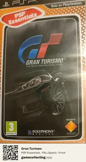 Gran Turismo PlayStation Portable, Spain box front