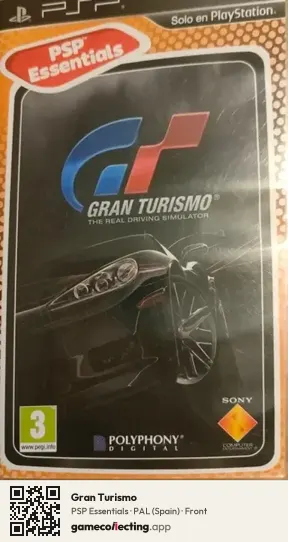 Gran Turismo PlayStation Portable, Spain box front