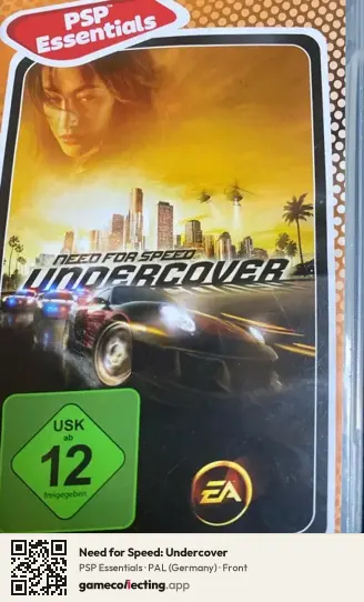 Need for Speed: Undercover PlayStation Portable, Germany box front