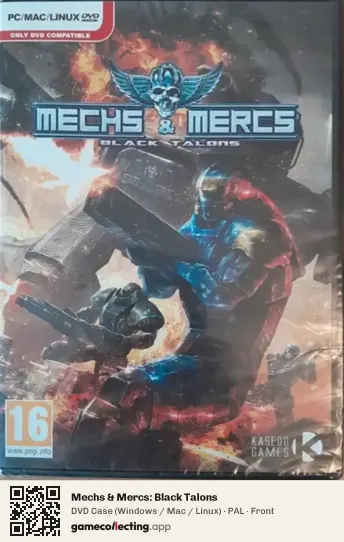 Mechs & Mercs: Black Talons Computer, PAL box front