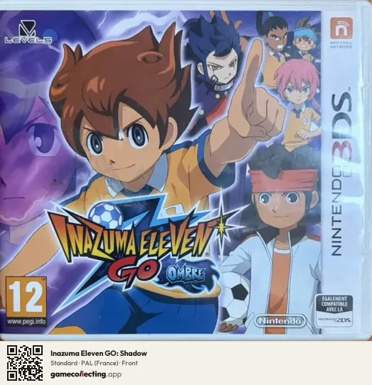 Inazuma Eleven GO: Shadow Nintendo 3DS, France box front