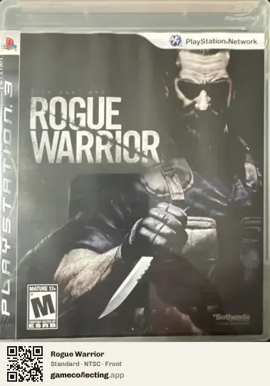 Rogue Warrior PlayStation 3, NTSC box front