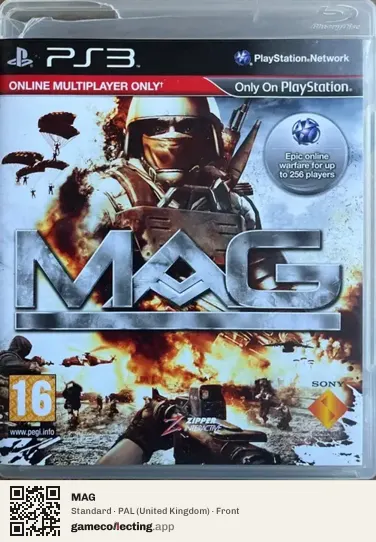 MAG PlayStation 3, United Kingdom box front