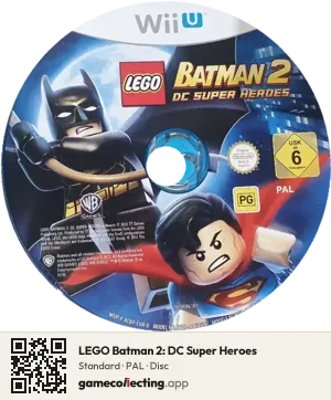 LEGO Batman 2: DC Super Heroes Nintendo Wii U, PAL disc