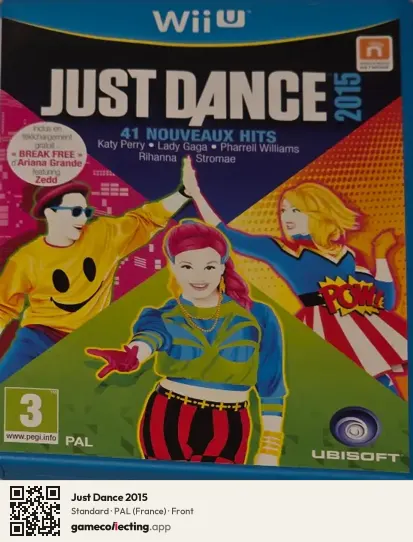Just Dance 2015 Nintendo Wii U, France box front