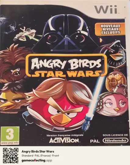 Angry Birds Star Wars Nintendo Wii, France box front