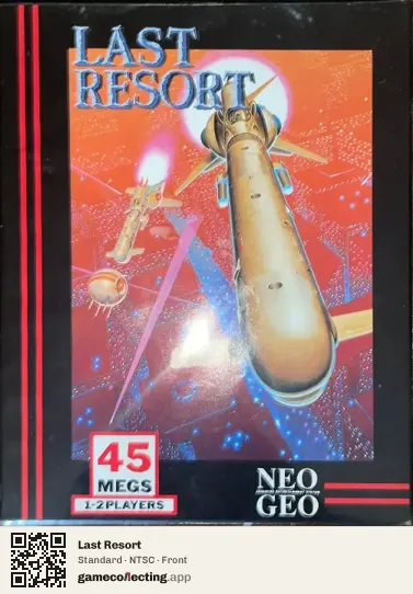 Last Resort Neo Geo AES, NTSC box front