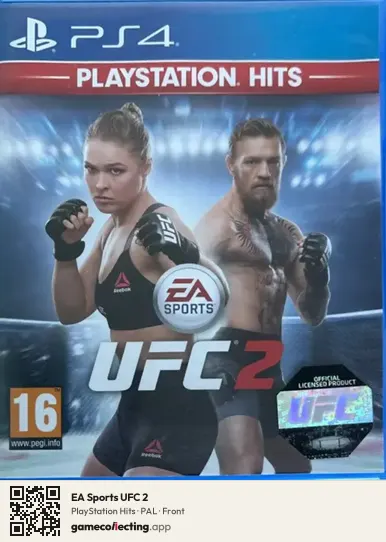 EA Sports UFC 2 PlayStation 4, PAL box front