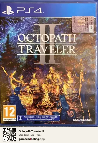 Octopath Traveler II PlayStation 4, PAL box front