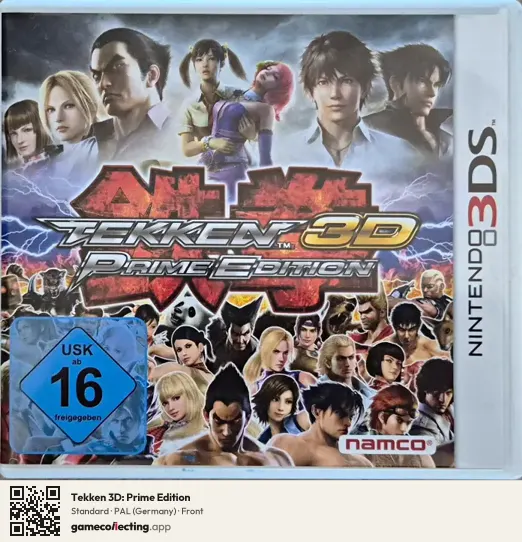 Tekken 3D: Prime Edition Nintendo 3DS, Germany box front