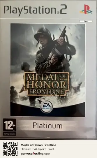 Medal of Honor: Frontline PlayStation 2, Spain box front
