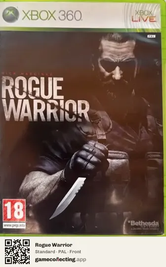 Rogue Warrior Xbox 360, PAL box front