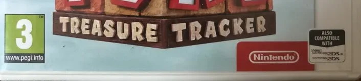 Captain Toad: Treasure Tracker, the PEGI square on its front