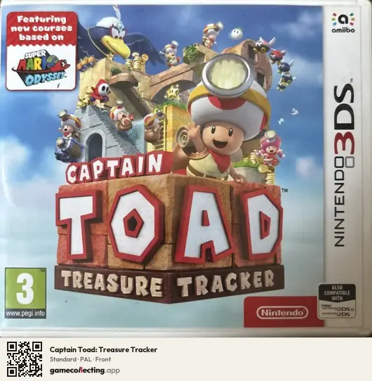 Captain Toad: Treasure Tracker Nintendo 3DS, PAL box front